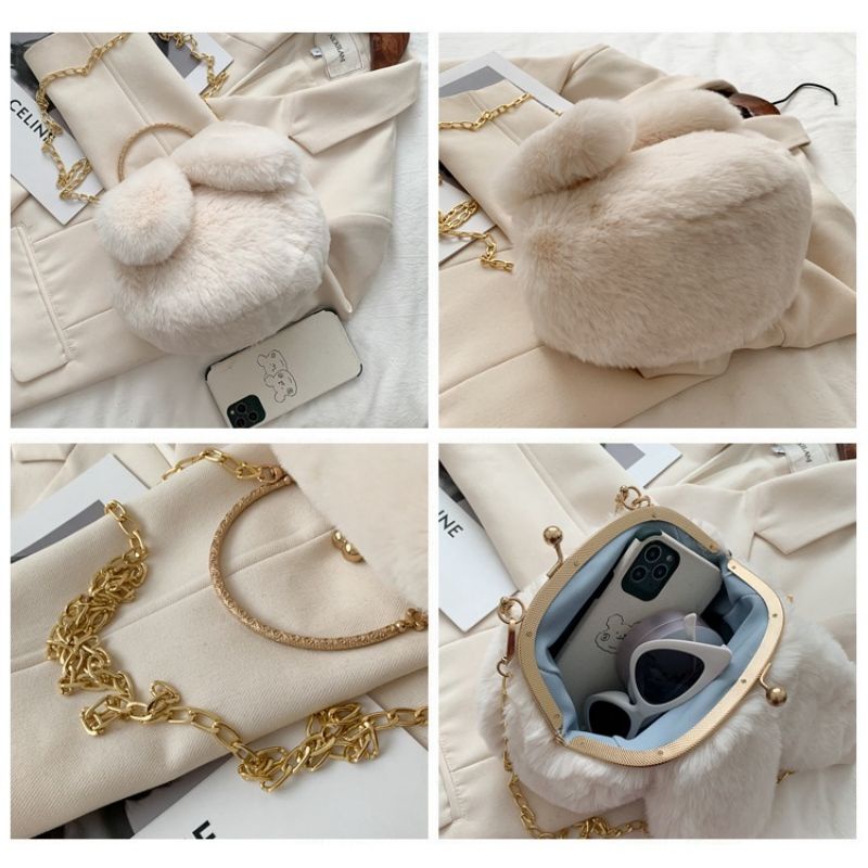 Tas import selempang wanita lucu mewah handbag