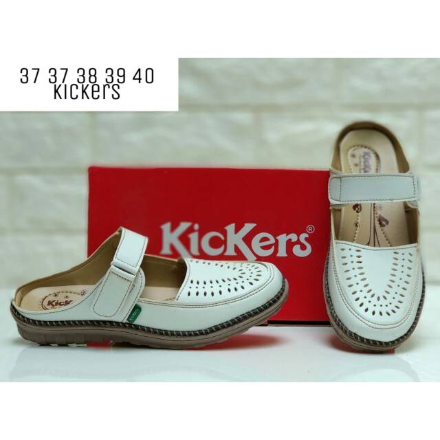 Sepatu Slop Wanita Kickers Premium