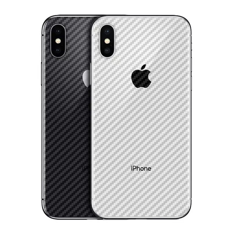 Mobile phone back protection film Apple XS Max 11 Pro 7 8Plus 6 6sPlus mobile phone carbon fiber fil