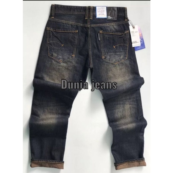 DJ // CELANA BOMBOGIE WISCHER BAHAN ORIGINAL JEANS