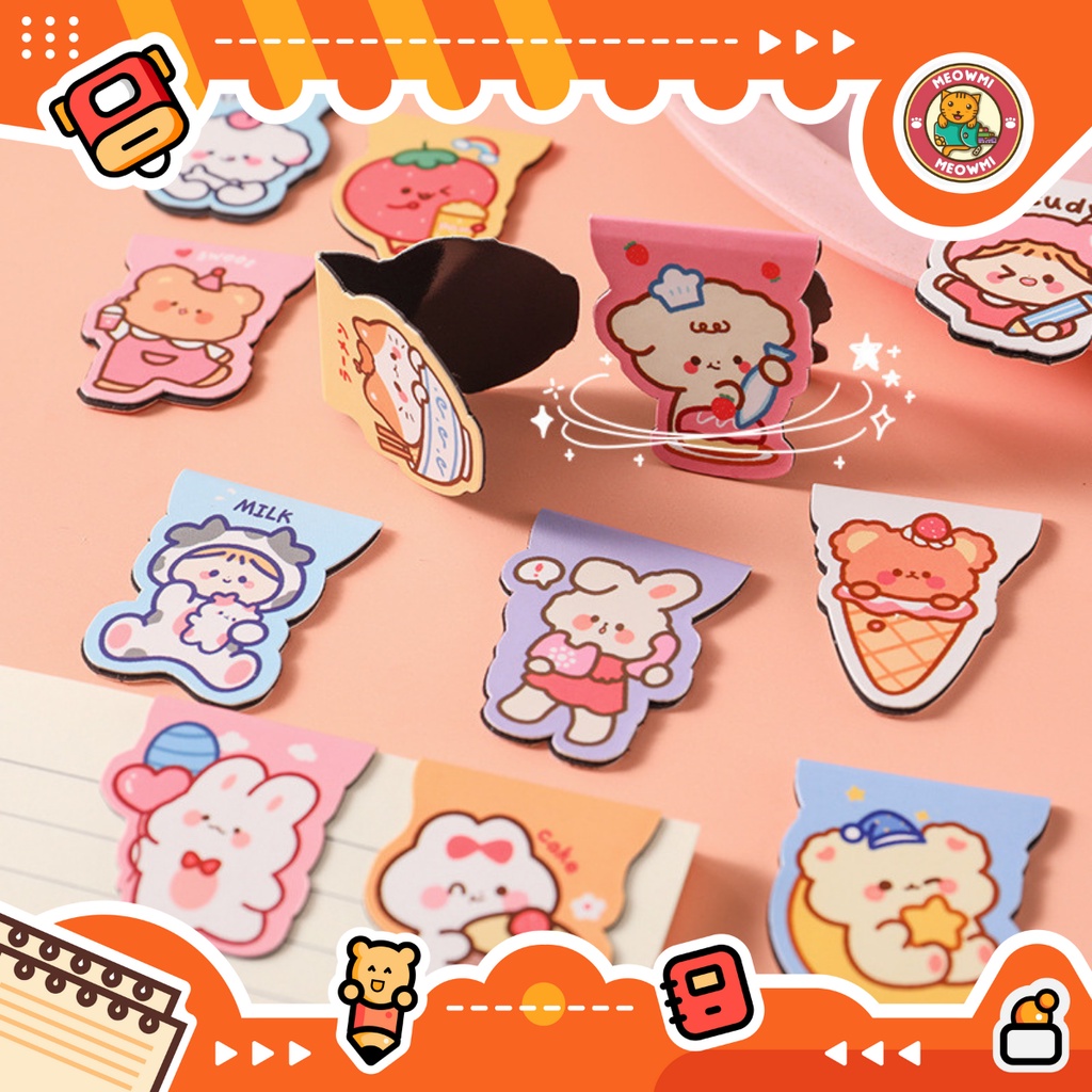 

Pembatas Buku Magnetic Book Mark Motif Lucu CB0013