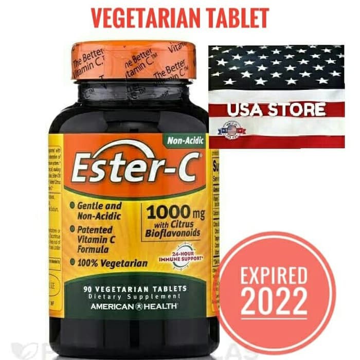Jual Ester C 1000 Mg Citrus Bioflavonoids 90 Tablets Vitamin Vit C 1000mg Berkualitas Shopee Indonesia
