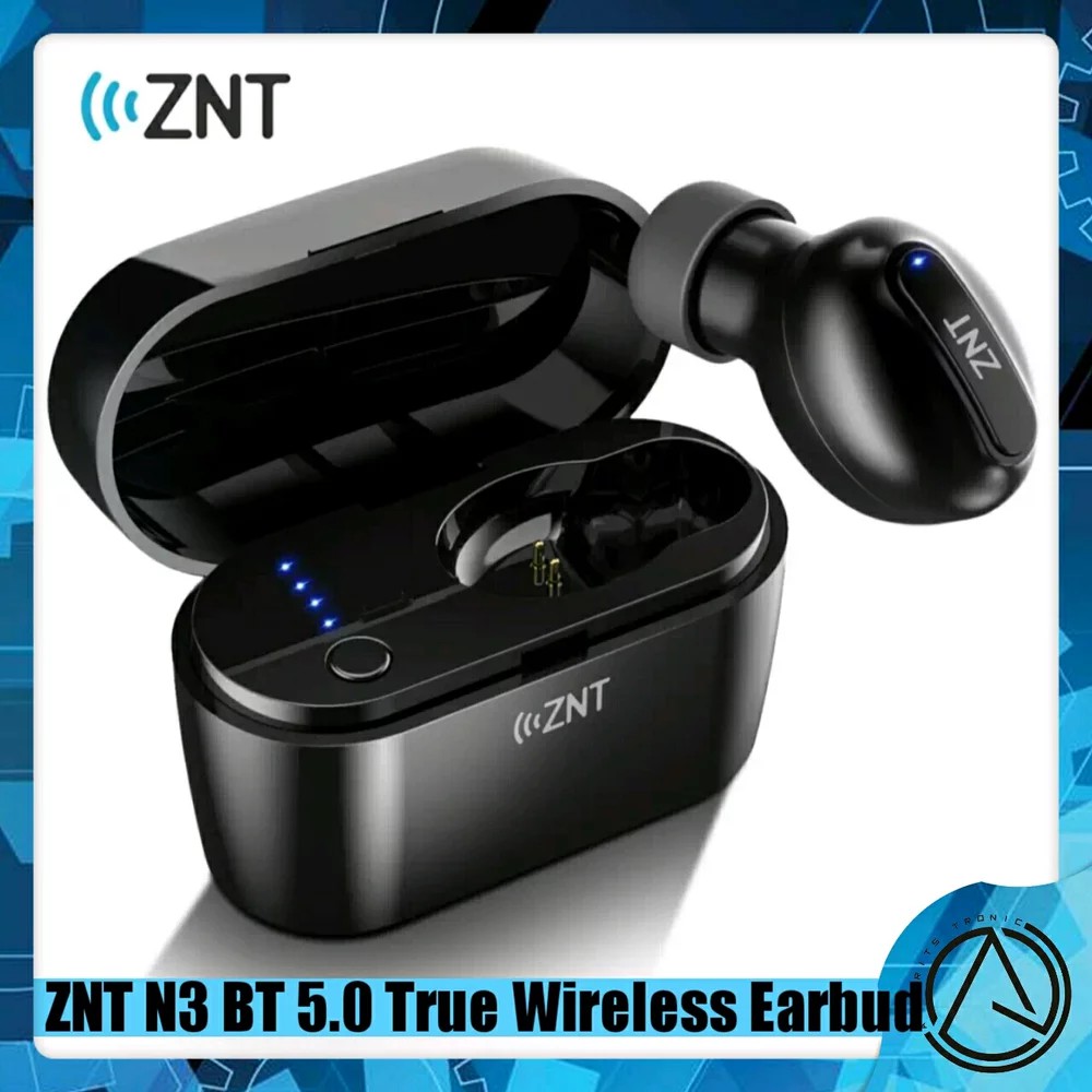 ZNT N3 BT 5.0 True Wireless Earbud - Mono Bluetooth Earphone With Charging Case