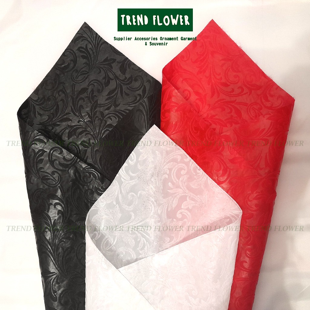 

Flower Wrap kertas tissue Embossed cellophane Flower Buket Bunga 48x58cm buket flower chellophane paper kertas wrap