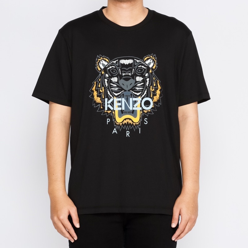 Ken. Tiger Tshirt Black Grey