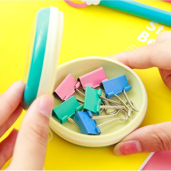 

Unik 6 Pcs Set Klip Kertas Binder Metal Warna-warni untuk Sekolah ketebalan clip 32mm no. 155