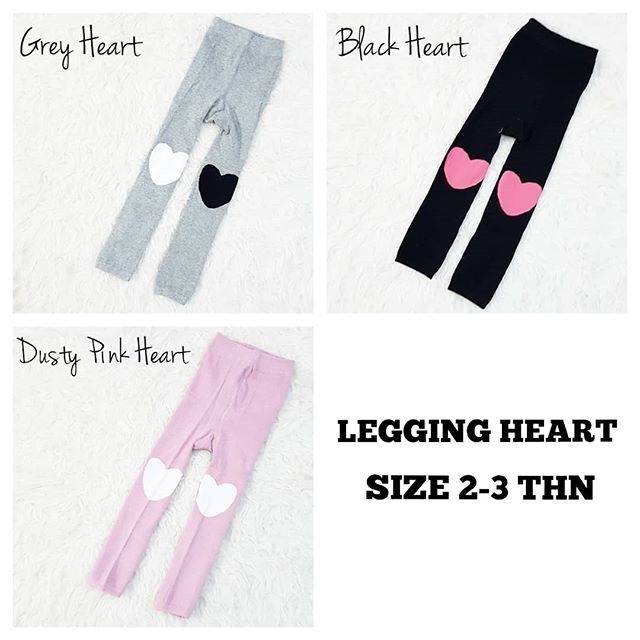 Celana Legging Anak 2-3 Tahun Motif Heart