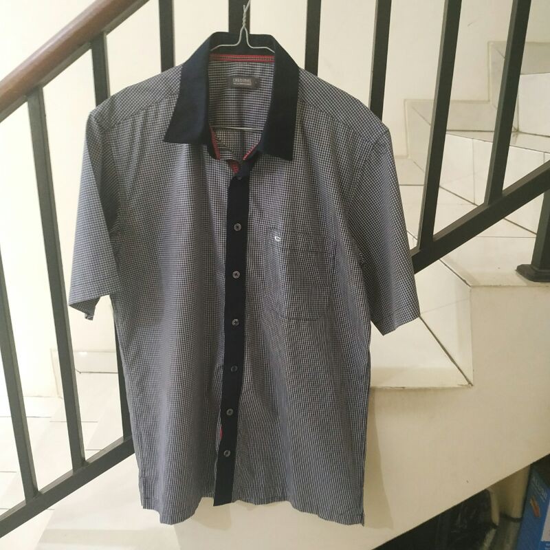 jual preloved kemeja pria cardinal size M kasual shirt for men