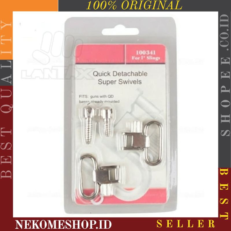 TALI SANDANG SLING MOUNT RAIL SWIVLE UNCLE MIKE STAINLESS SENAPAN TEMBAKAN ANGIN PCP IMPORT LTX050