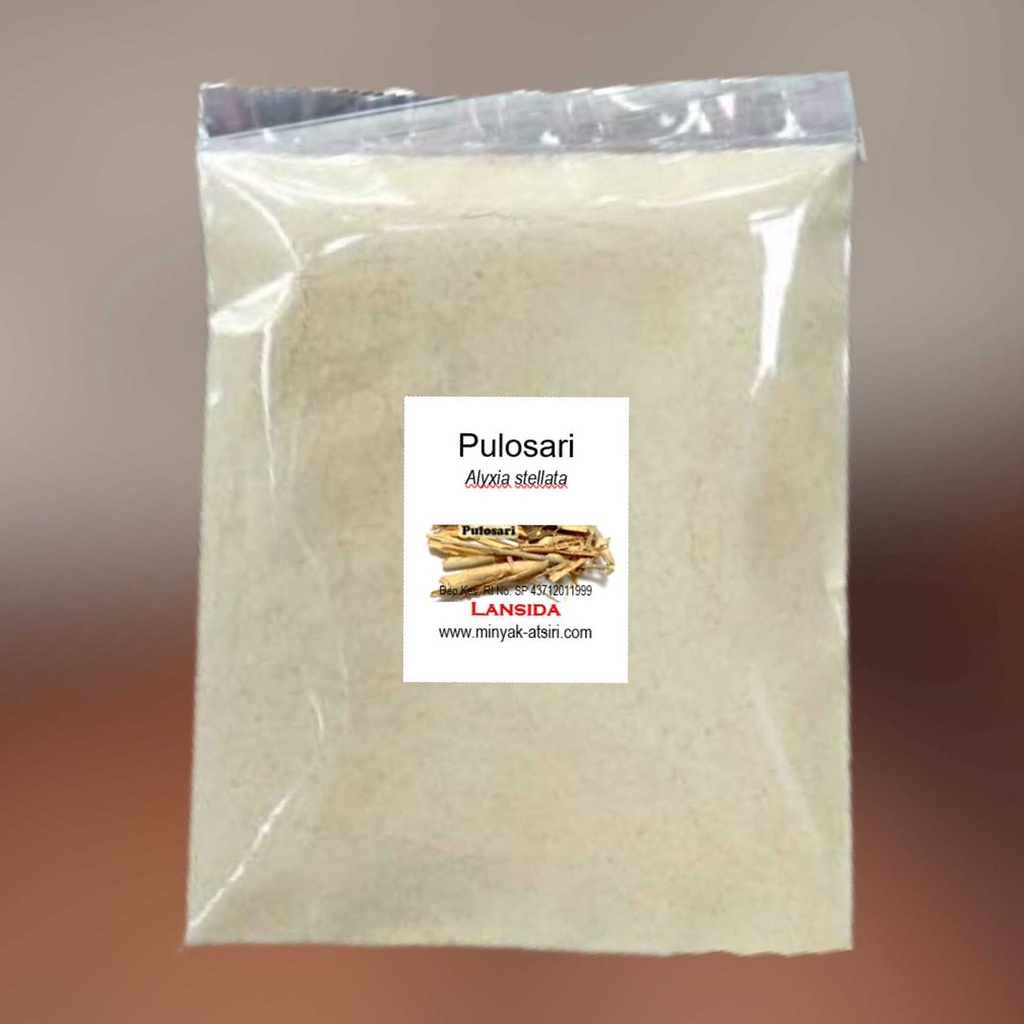 

BUBUK PULOSARI 250 g Serbuk Adas Pulowaras Murni Palasari Pulasari Alyxia