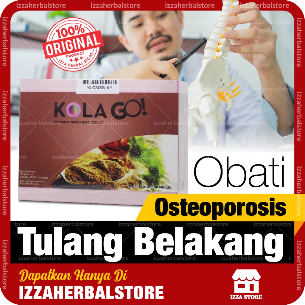 KOLAGO Isi 150 gram Mampu Mengobati Osteoporosis Tulang Belakang Pilihan Terbaik 100% HALAL BPOM