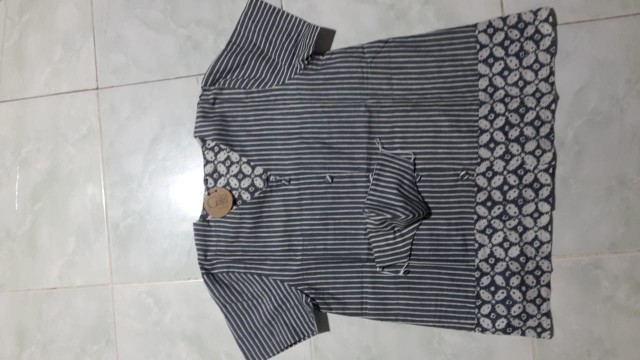 Bessy Top | Nigaya Batik | Blus Batik Wanita | Batik Wanita Lengan Pendek | Baju Batik Wanita Kerja