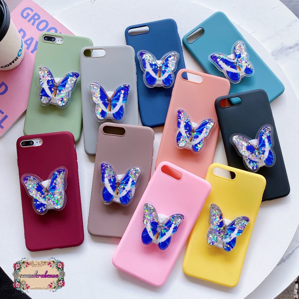 Softcase Popsocket Glitter Candy ip  11 Pro 5,8 11 6,1 11 Pro Max 6,5 12 Mini (5,4) 12 Pro SB2472