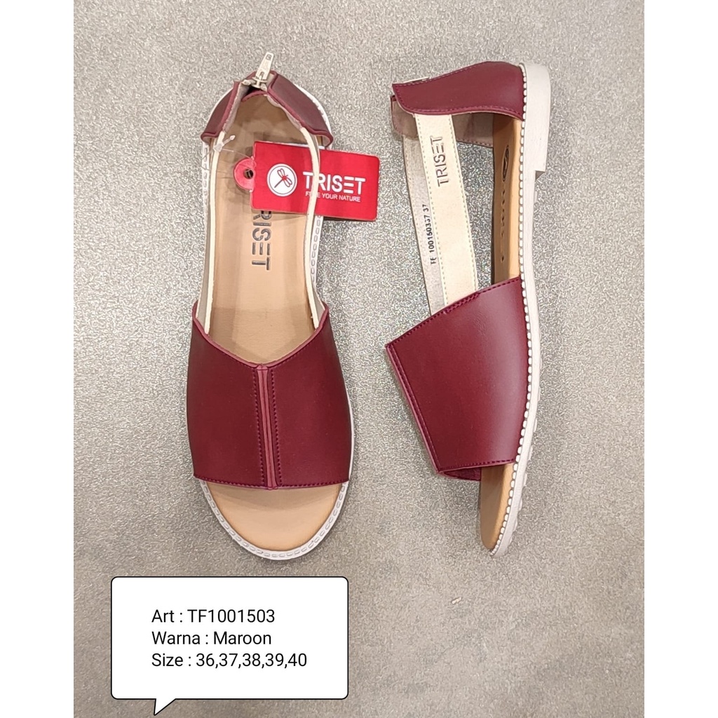 TRISET 36 37 38 39 40 Sepatu wanita FLAT SHOES branded brand matahari casual resmi kerja kantor kuli