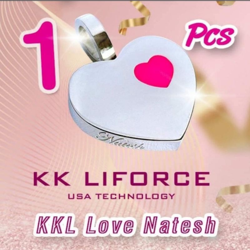 KK Liforce Love Natesh | Limited Edition | Promo | Kalung Kesehatan| Scalar | 100% Original | KK IND