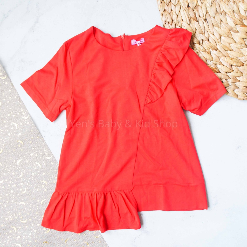 MONNALISA Blouse Upside Ruffle - Baju Anak