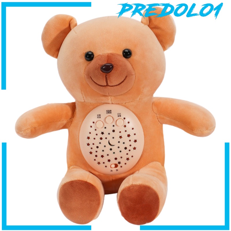 [PREDOLO1] Newborn Toys Stuffed Animals Calm Doll White Noise Machine for Sleeping Soft Music with Starry Sky