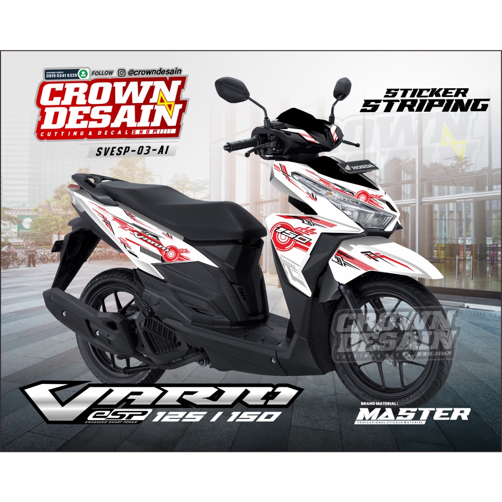 STRIPING STIKER VARIO ESP 125/150 - DECAL STRIPING STIKER VARIO ESP 2015-2018