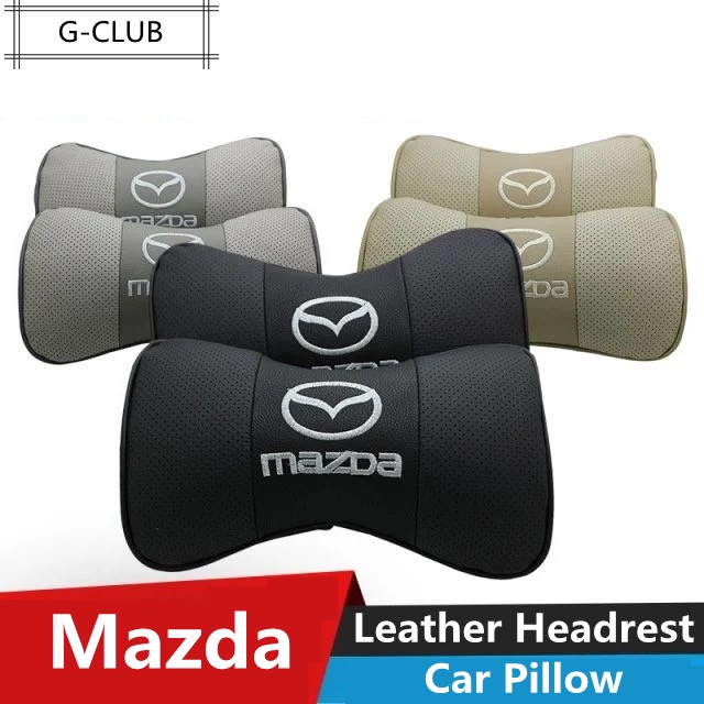 G-club Bantal Sandaran Kepala Bahan Kulit breathable Untuk Mazda