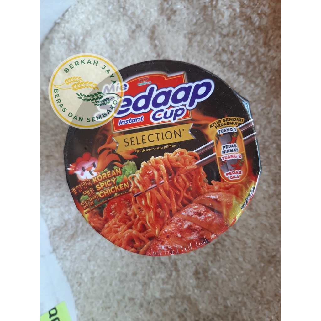 

Mie Sedaap Cup rasa Korean Spicy Chicken