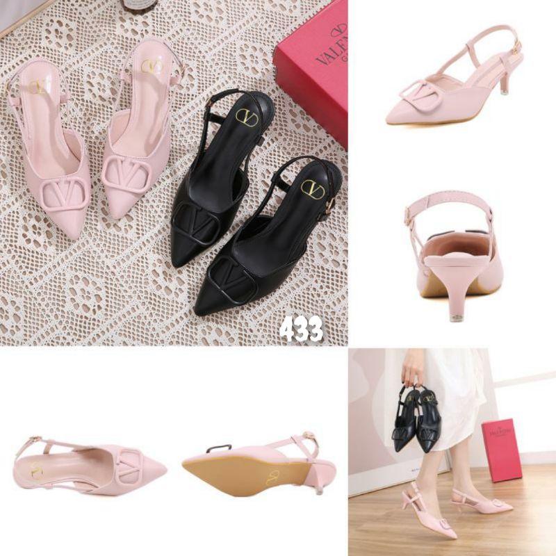 Sandal Sepatu Tali Wanita Import Heel-Murah kode 8133