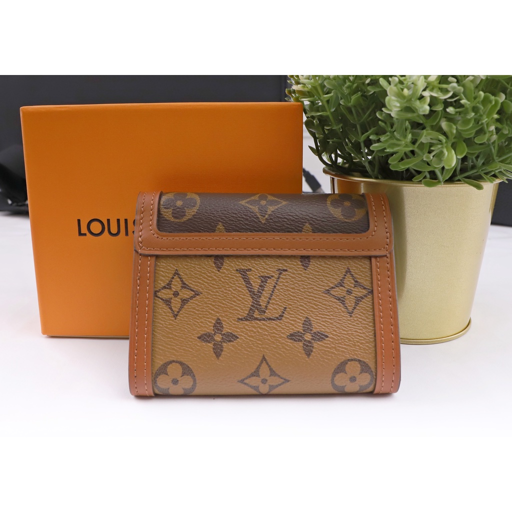 premium dompet dauphine compact wallet monogram M68725