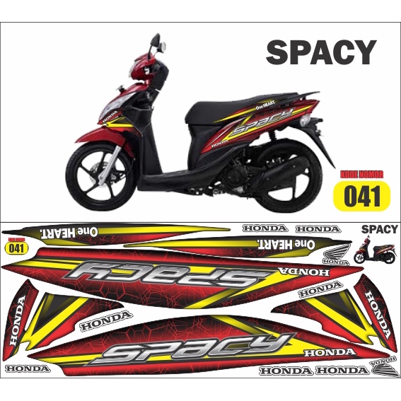 Striping Honda spacy gravis / decal Honda spacy gravis / variasi Honda spacy gravis