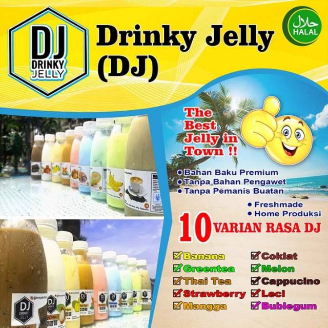 

Drinky Jelly paket 10 botol