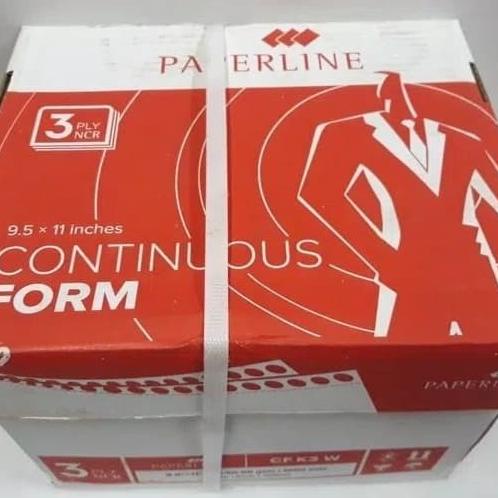 

KERTAS CONTINUOUS FORM PAPERLINE 3 PLY HVS UKURAN KWARTO A4 FULL SET XBV5615EA