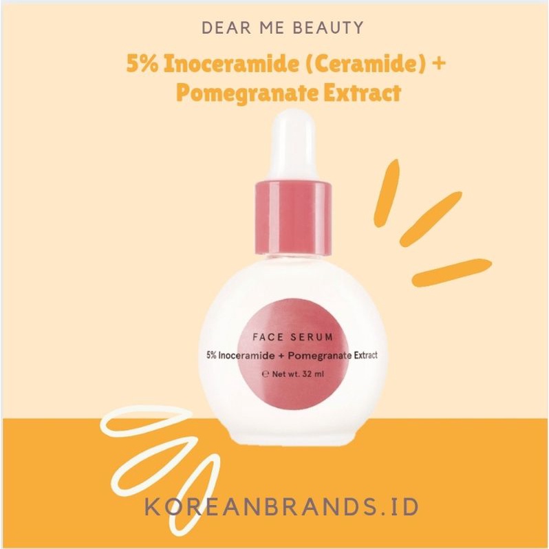Dear Me Beauty 5% Inoceramide (Ceramide) + Pomegranate Extract Face Serum - 12ml