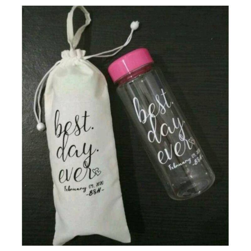 Jual SOUVENIR MY BOTTLE CUSTOM FREE SABLON / SOUVENIR PERNIKAHAN / SOUVENIR KANTOR / SOUVENIR