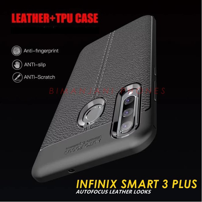 LEATHER CASE OPPO RENO 4-TPU AUTO FOCUS EMBOS SOFT CASE