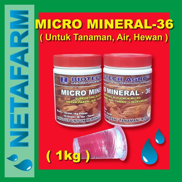 Pupuk Organik Micro mineral 36 - Kemasan 1 kg