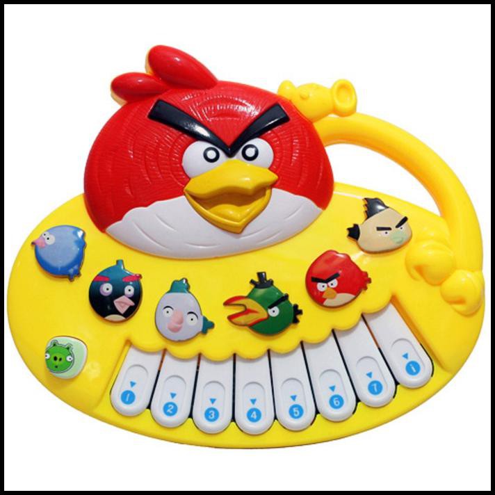 Original Mainan Edukasi Anak Piano Angry Bird Showing