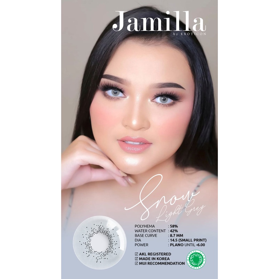 Softlens X2 JAMILLA DIA 14.5mm NORMAL &amp; MINUS (-0.50 s/d -3.00) / softlen/ softlense / emoticon / Lensa  Kontak/BS