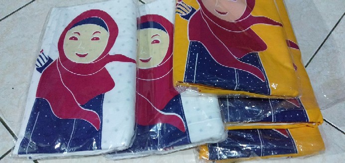 Kain Batik Solo Karakter Motif Pemanah Hijaber