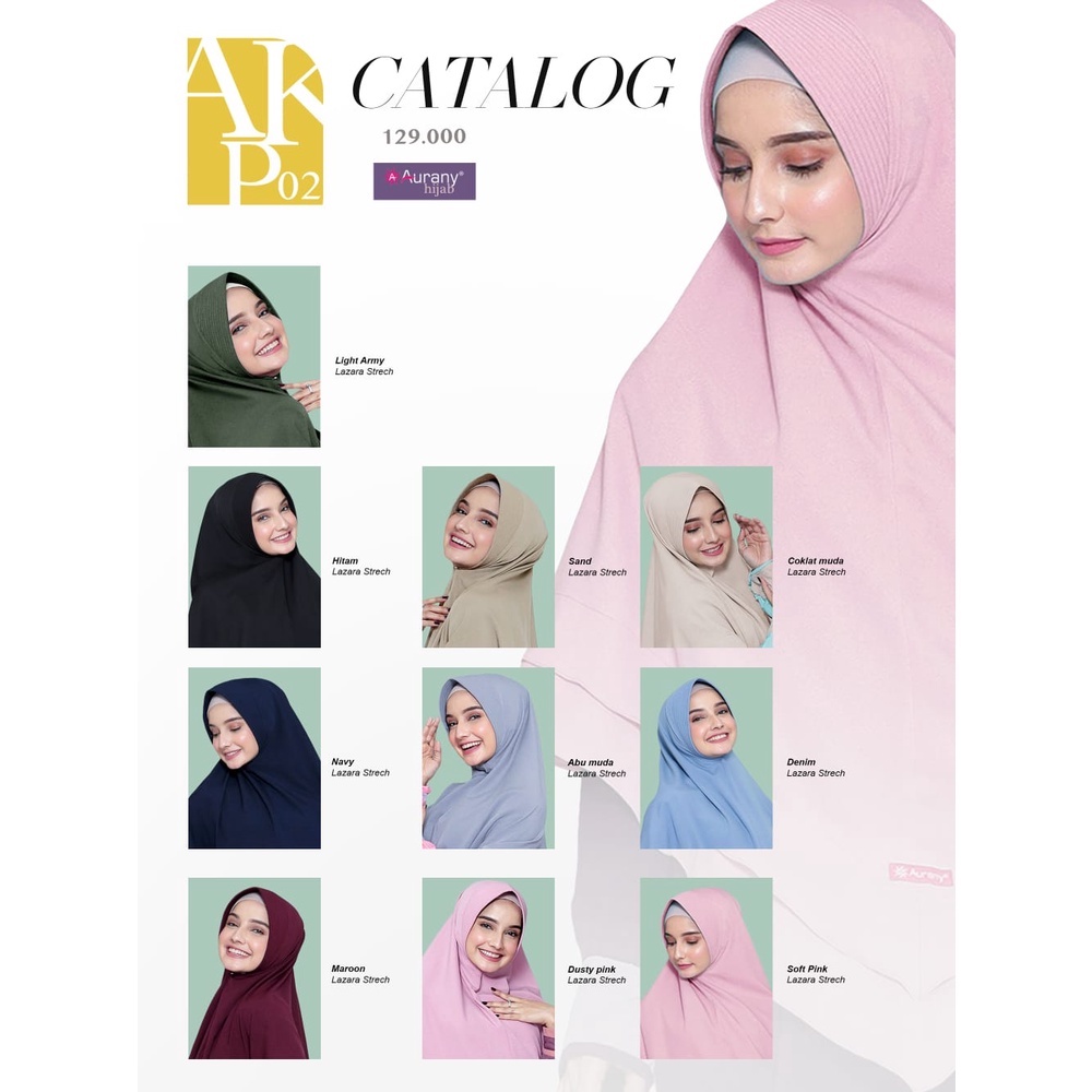 AKP 02 Khimar jilbab hijab bergo instan kerudung murah wanita dewasa jumbo syari lebar original ori 