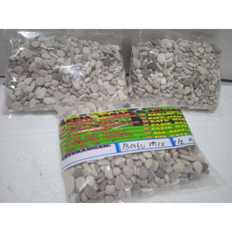 Batu Panca Warna BATU Mix 1kg/500gr(1/2kg)