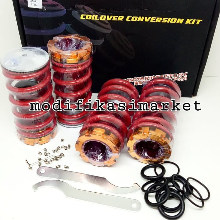 COILOVER LOWERING SPRING KIT PER ADJUSTABLE CIVIC GENIO EG EK EF
