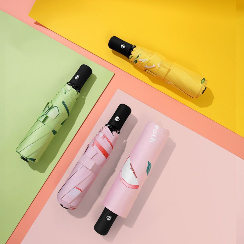 Lariswish Payung Lipat Otomatis Anti UV / Payung Lipat Otomatis Buka Tutup / Payung Anti UV Motif Bu