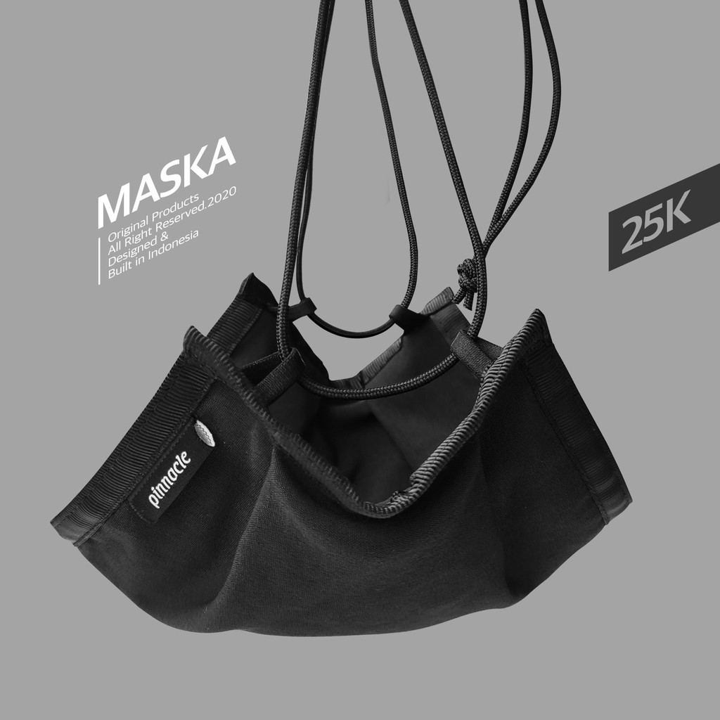 Pinnacle MASKA Black - Masker Non Medis