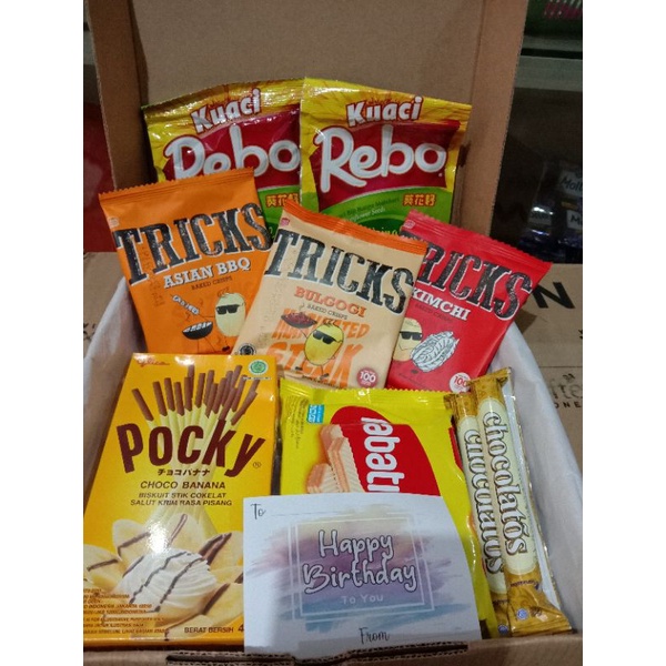 

SNACK BOX/HAMPERS/GIFT/GIFTCUSTOM/HADIAH