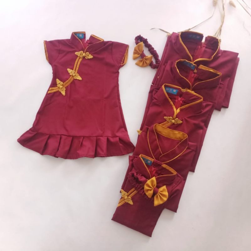 ethnickidswear lollylalytha Cheongsam family set baju imlek keluarga