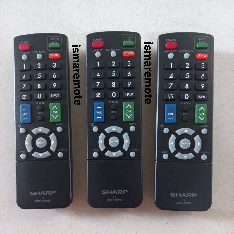 REMOTE REMOT TV SHARP AQUOS LCD LED GB215WJN1 ORIGINAL