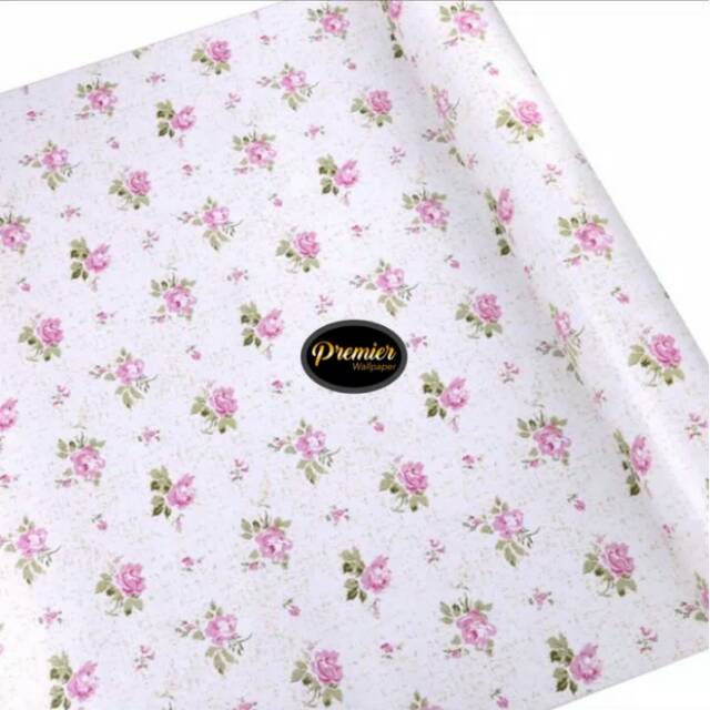 Wallpaper dinding motif bunga E