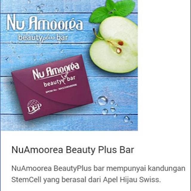NuAmoorea Beauty Plus Bar ORIGINAL