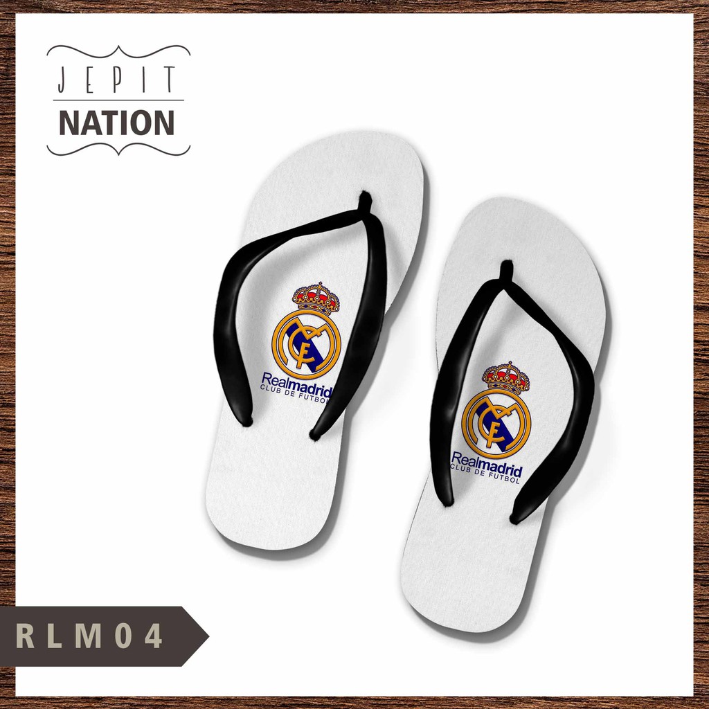 real madrid flip flops