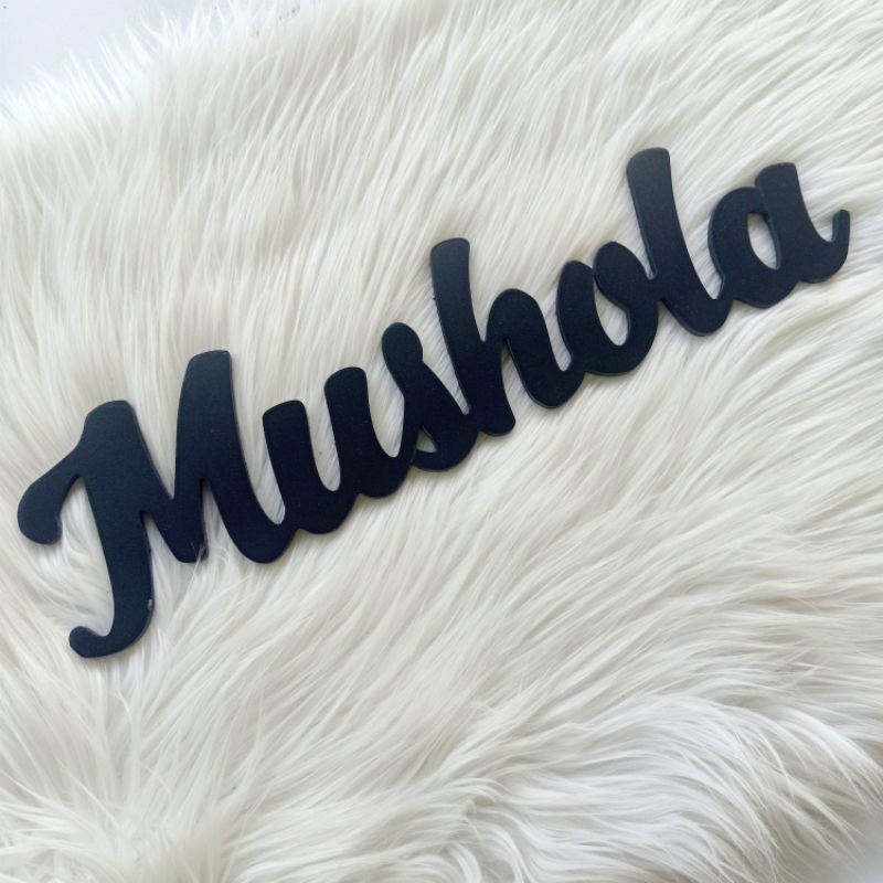 Hiasan Nama Mushola lama