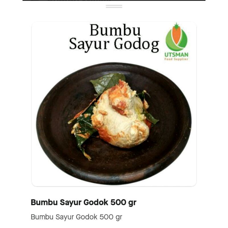 

BUMBU SAYUR GODOG 500 GRAM *S35*F42*