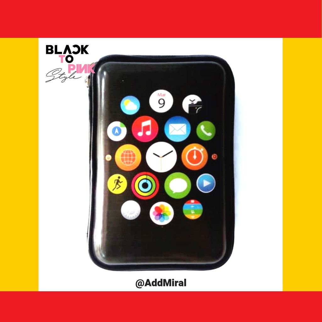 

Kotak Pensil Iwatch Apple Model Smiggle Pencil Case Tempat Pensil Hard Case Sekolah Custom